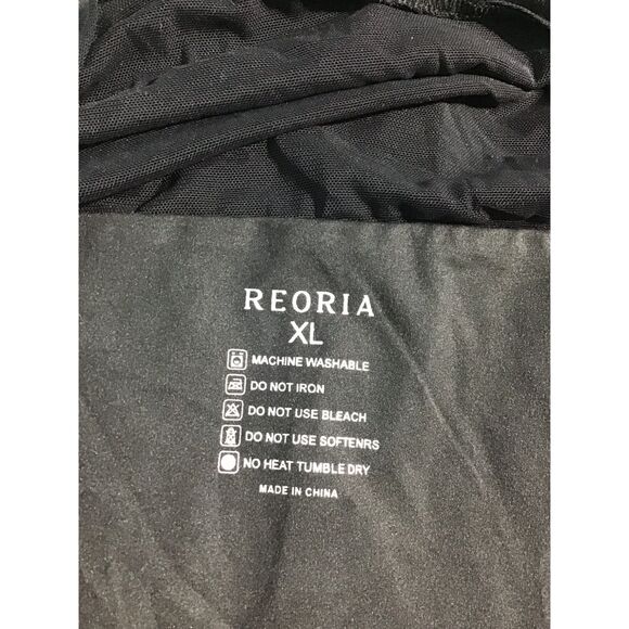 Reoria Black Square Neck Bodysuit XL - Picture 7 of 9